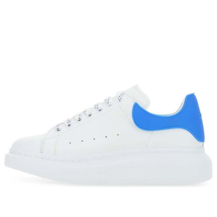Alexander McQueen Oversized Sneaker &amp;#39;White Electric Blue&amp;#39; 625156WHXMT8986 #