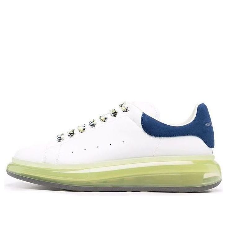 Alexander McQueen Oversized Sneaker &amp;#39;Translucent Indigo Yellow&amp;#39; 604232WHXMA9433 #