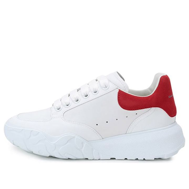 (WMNS) Alexander McQueen Court Trainer &amp;#39;White Red&amp;#39; 633915WHZ969676 #