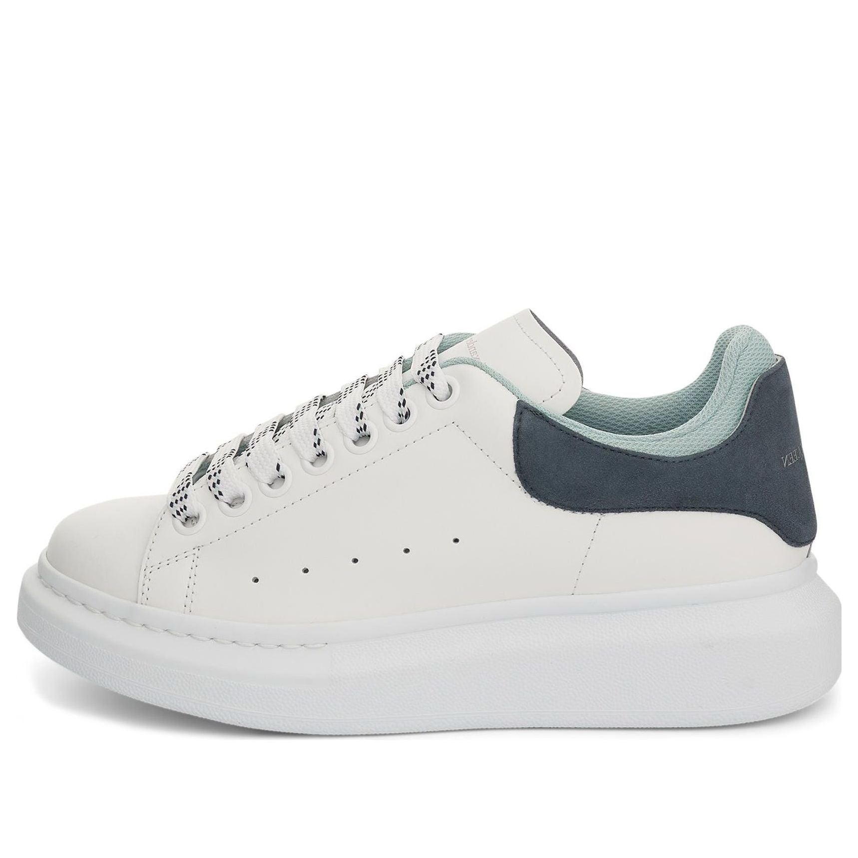 (WMNS) Alexander McQueen Oversized Sneakers &amp;#39;White Anthracite Mint&amp;#39; 697103WIBNH9890 #
