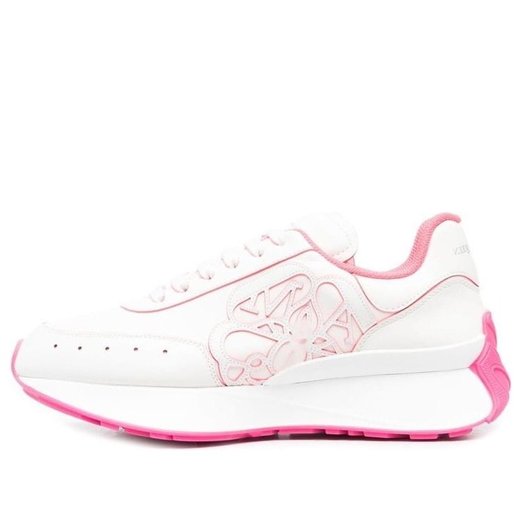 (WMNS) Alexander McQueen Sprint Runner &amp;#39;White Bright Pink&amp;#39; 718361WIC9D8955 #