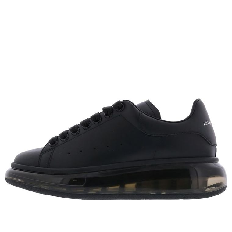 (WMNS) Alexander McQueen Oversized Sneaker &amp;#39;Clear Sole - Black&amp;#39; 611698WHX981000 #