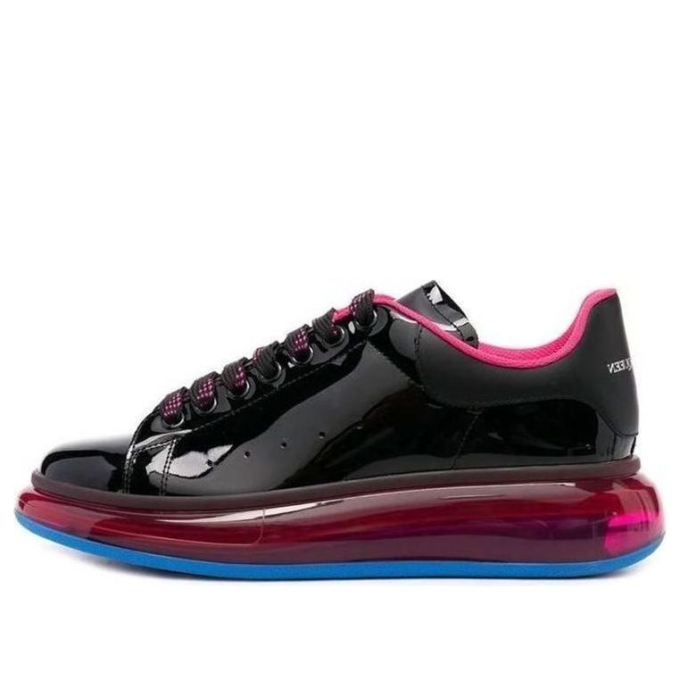 Alexander McQueen Oversized Sneaker &amp;#39;Transparent Sole - Black Pink&amp;#39; 662657WIA3A1534 #