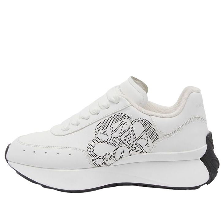 (WMNS) Alexander McQueen Sprint Runner &amp;#39;White Black&amp;#39; 755637WIDN89089 #