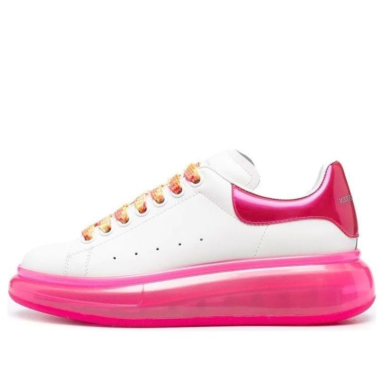 (WMNS) Alexander McQueen Oversized Lace-Up Sneakers &amp;#39;White Rose Pink&amp;#39; 697109WIBNF9753 #