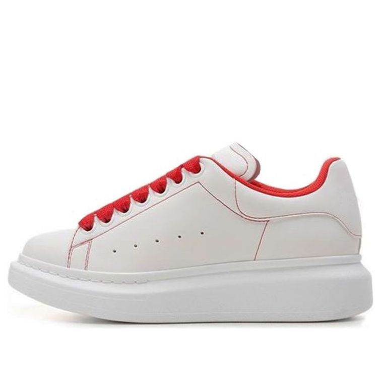 (WMNS) Alexander McQueen Larry Sneakers &amp;#39;White Red&amp;#39; 676698W4RJ19676 #