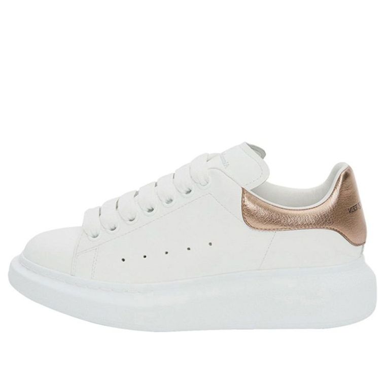 (WMNS) Alexander McQueen Oversized Sneaker &amp;#39;White Rose Gold&amp;#39; 553770WHFBU9053 #