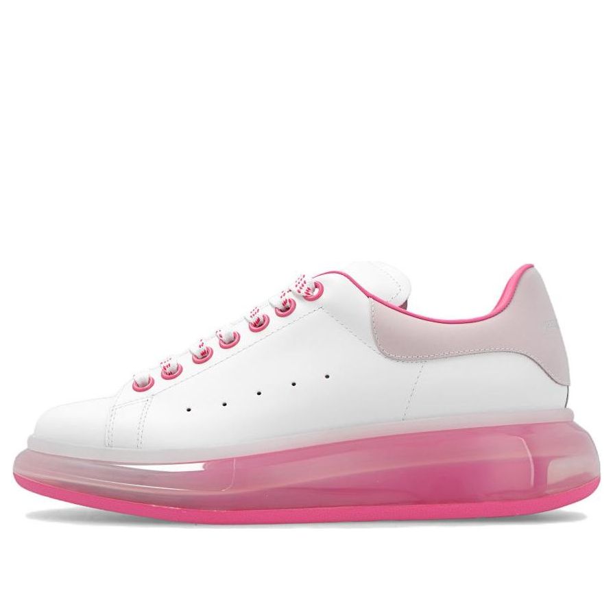 (WMNS) Alexander McQueen Larry Oversized Sneaker &amp;#39;Clear Sole White Pink&amp;#39; 718255WICYD8884 #