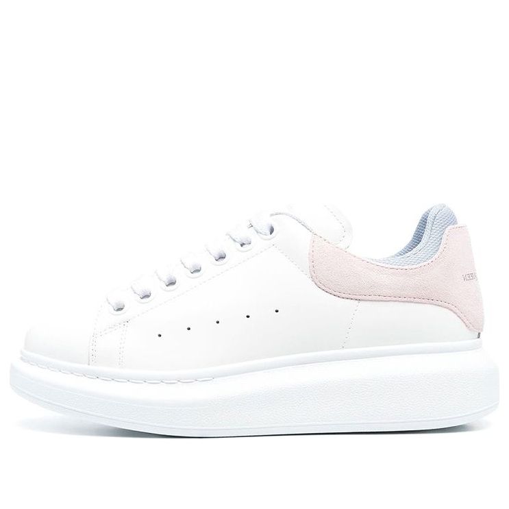 (WMNS) Alexander McQueen Oversized Sneakers &amp;#39;White Pink Blue&amp;#39; 697103WIBNT8874 #