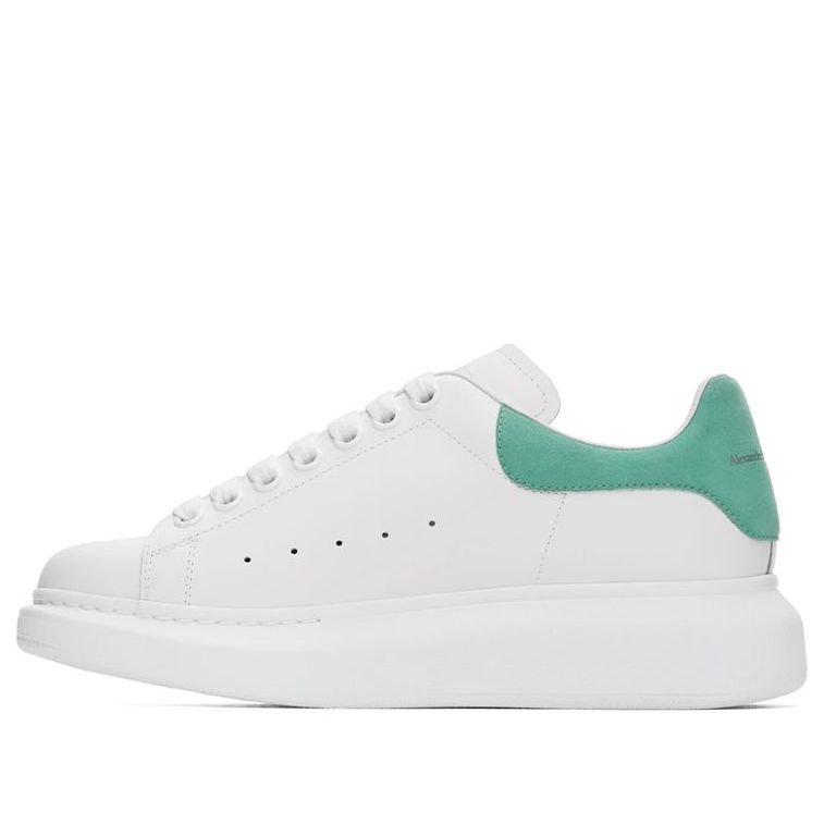 (WMNS) Alexander McQueen Low-Top Larry Sneakers &amp;#39;White Green&amp;#39; 553770WHGP79462 #