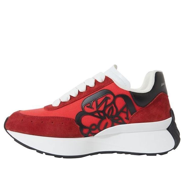 (WMNS) Alexander McQueen Sprint Runner &amp;#39;Red Black&amp;#39; 687996W4T226475 #