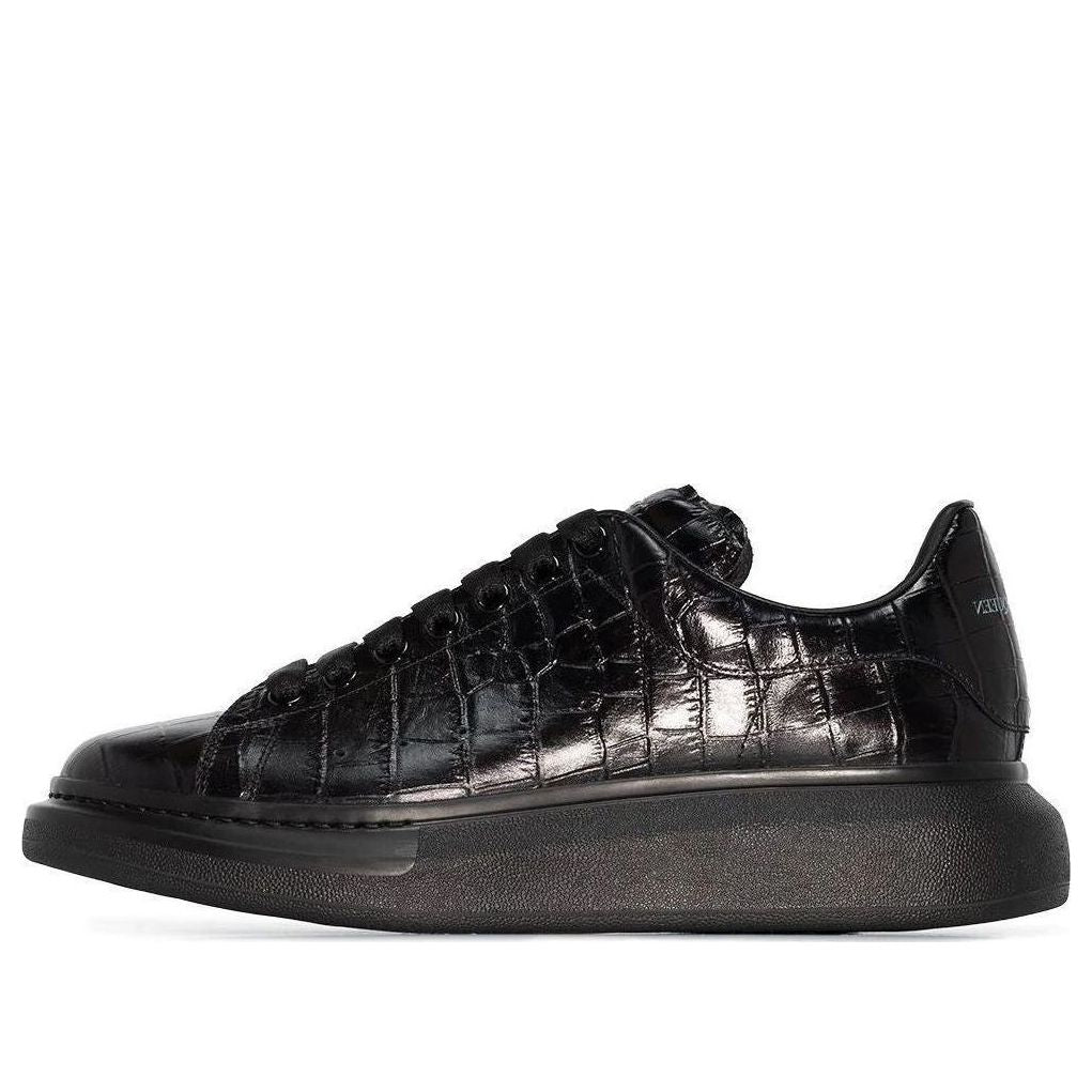 Alexander McQueen Oversized Sneaker &amp;#39;Croc Black&amp;#39; 553680WIAY01000 #