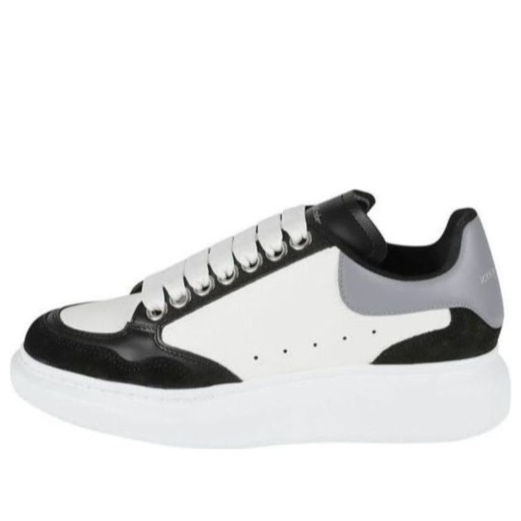(WMNS) Alexander McQueen Larry Oversized Sensory Sneakers &amp;#39;White Black Grey&amp;#39; 758982WIA5V1142 #