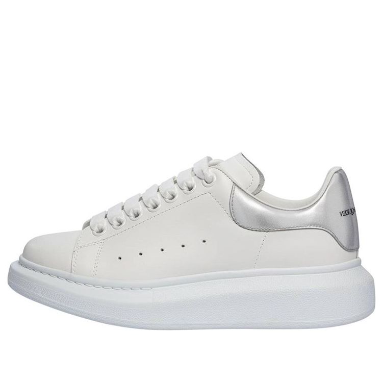(WMNS) Alexander McQueen Oversized Shoes &amp;#39;Cream White Silver&amp;#39; 718232WICGI9071 #