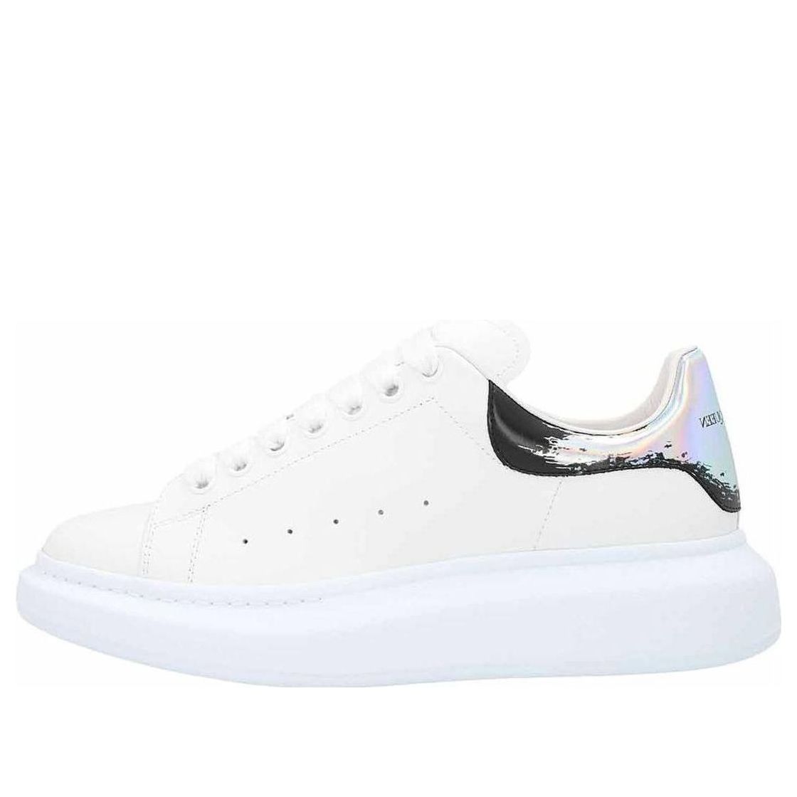 Alexander McQueen Oversized Sneakers &amp;#39;White Black Silver&amp;#39; 705061WIBNS9989 #