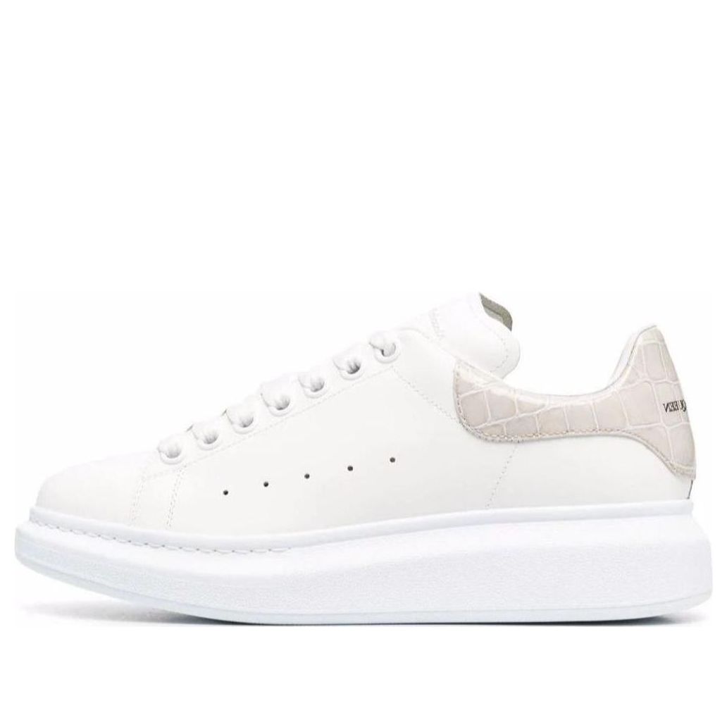 (WMNS) Alexander McQueen Oversized Sneaker &amp;#39;White Champagne&amp;#39; 553770WHXMY9551 #