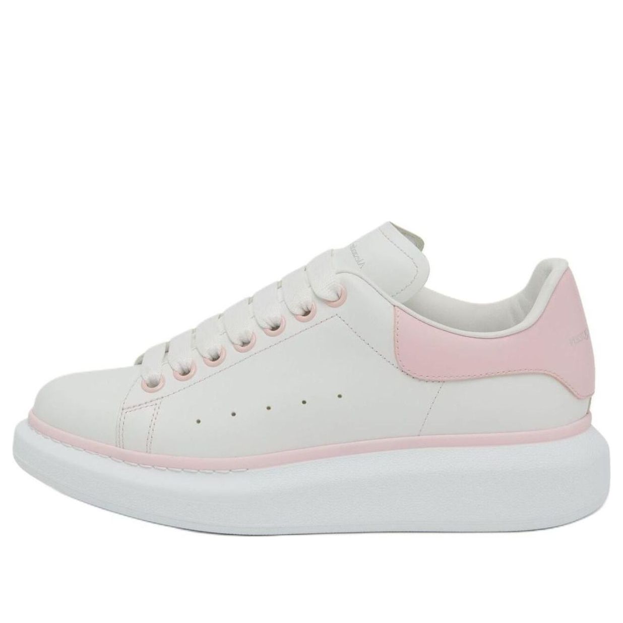 (WMNS) Alexander McQueen Wedge Sole Sneakers &amp;#39;White and Ice Pink&amp;#39; 718139WIEEP8761 #