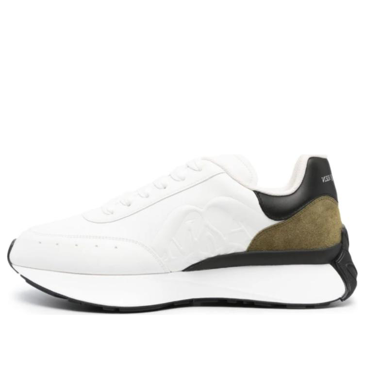 Alexander McQueen Sprint Runner &amp;#39;White Green&amp;#39; 777417WIDNE8738 #