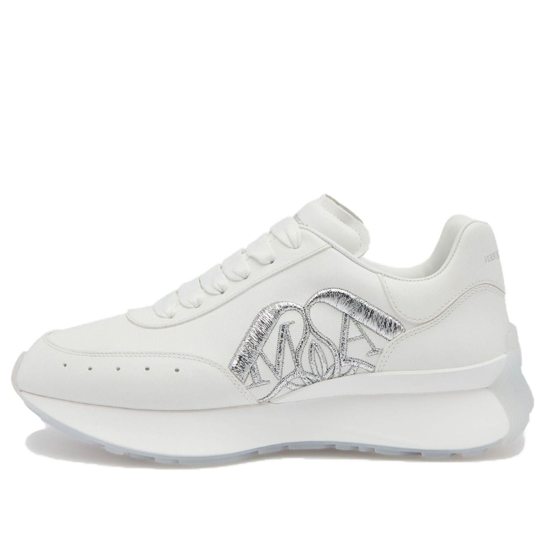 (WMNS) Alexander McQueen Sprint Runner &amp;#39;White Silver&amp;#39; 781502WIDNH9071 #