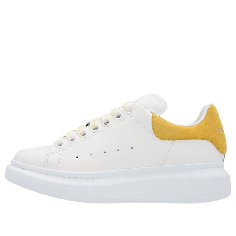 (WMNS) Alexander McQueen Oversized Shoes &amp;#39;White Yellow&amp;#39; 719412WHGP79429 #