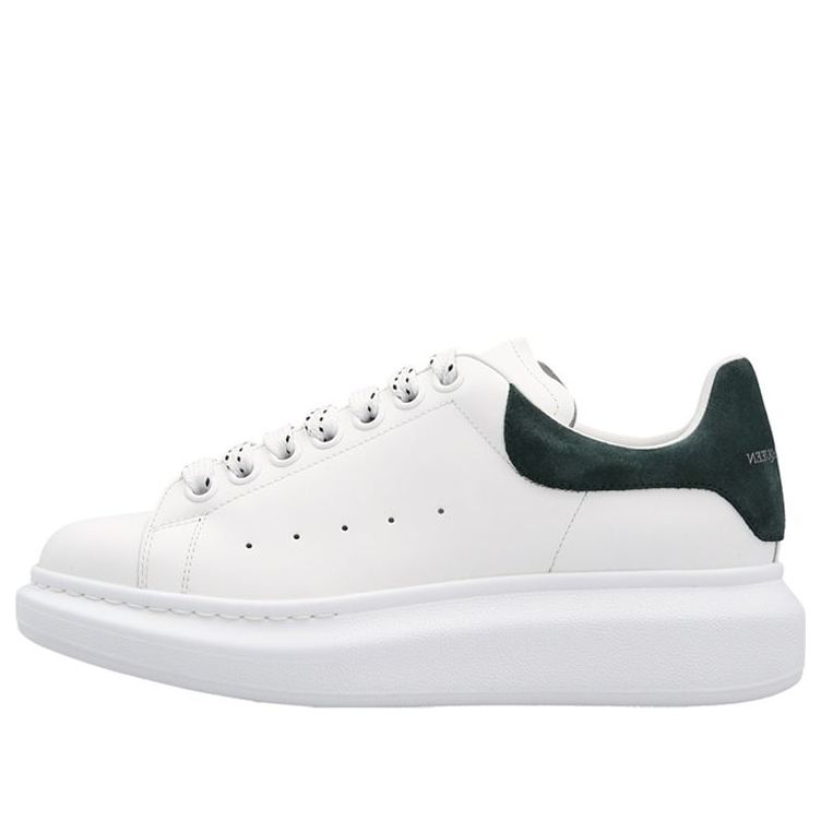 (WMNS) Alexander McQueen Oversized Low-Top Sneakers &amp;#39;White Dark Green&amp;#39; 718139WIBN28936 #