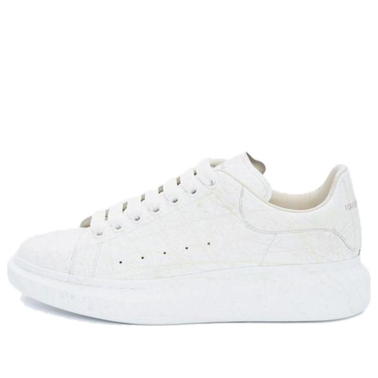 Alexander McQueen Glow In The Dark Oversized Sneaker &amp;#39;White Multicolor&amp;#39; 611190WHXM49035 #