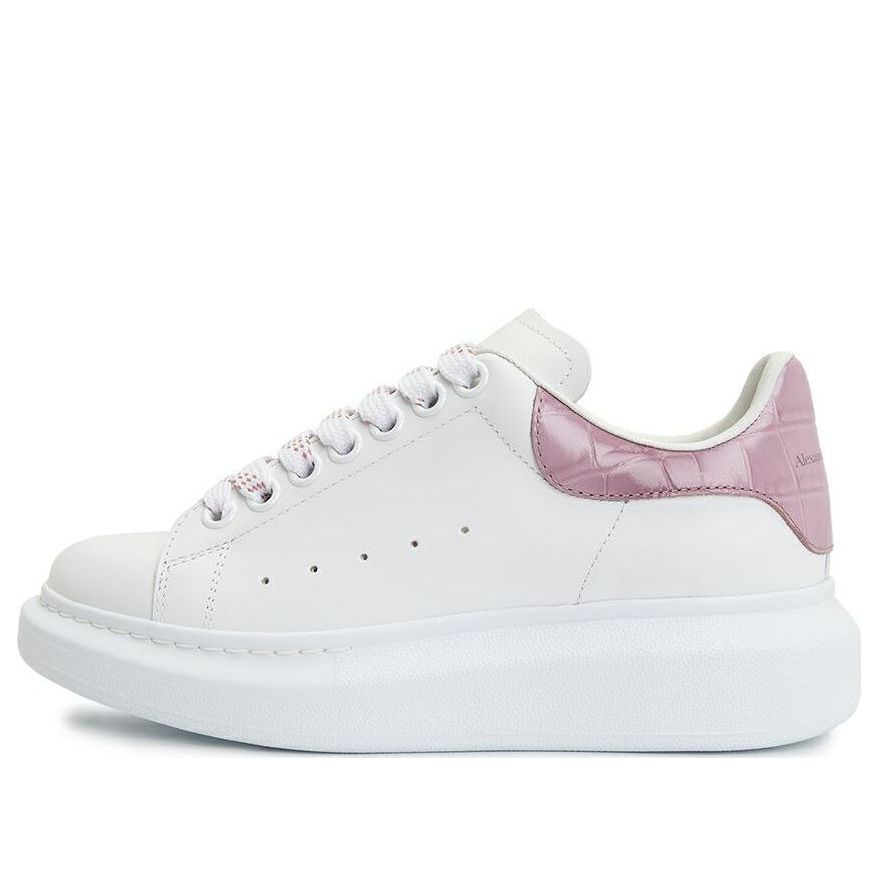 (WMNS) Alexander McQueen Oversized Sneakers &amp;#39;White Pink 718233WICG68887 #