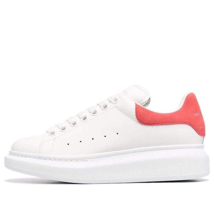 (WMNS) Alexander McQueen Oversized Sneaker &amp;#39;White Coral&amp;#39; 553770WHGP79663 #