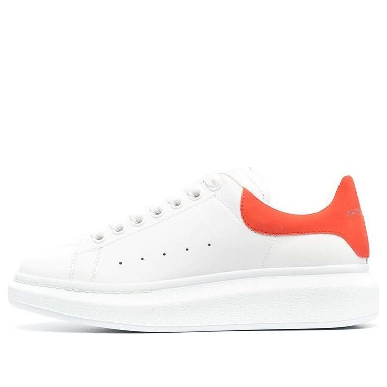 Alexander McQueen Oversized Sneaker &amp;#39;White Warm Orange&amp;#39; 553680WHGP79345 #