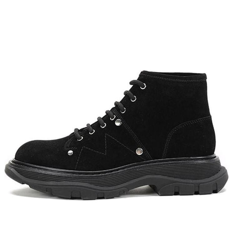 (WMNS) Alexander McQueen Tread Slick Boot &amp;#39;Black&amp;#39; 595469WHZ281081 #