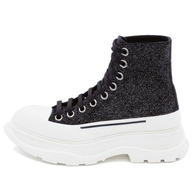 (WMNS) Alexander McQueen Tread Slick Boot &amp;#39;Galaxy Black&amp;#39; 633900WHW571027 #