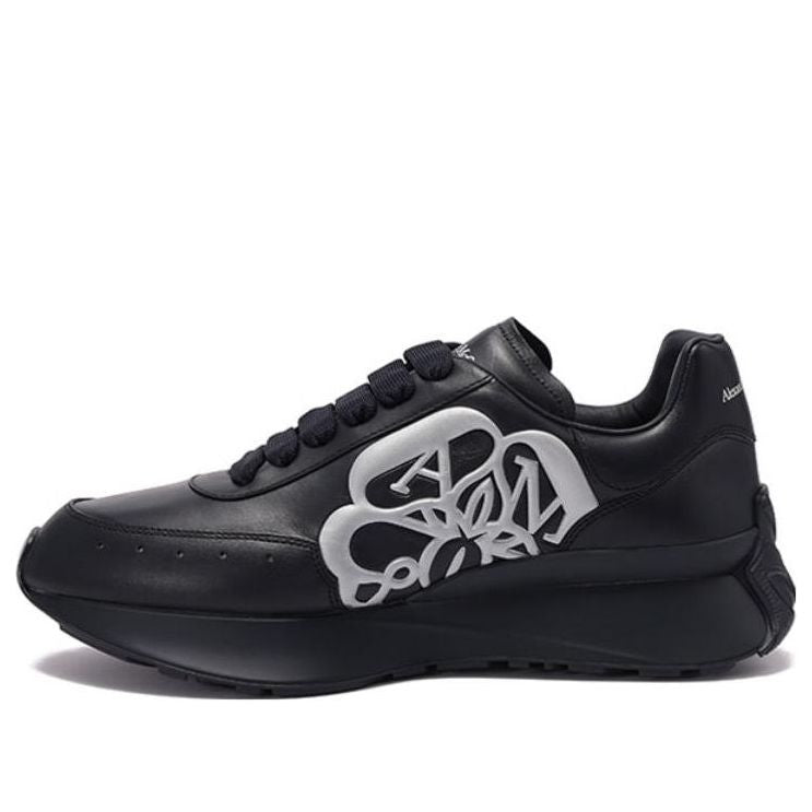 Alexander McQueen Sprint Runner &amp;#39;Navy Silver White&amp;#39; 727377WIC9I4587 #