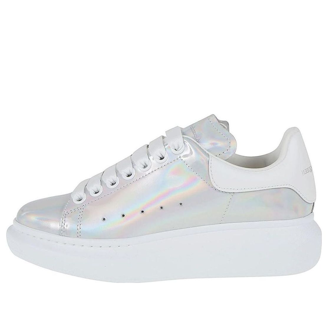 (WMNS) Alexander McQueen Oversized Sneakers &amp;#39;White Iridescent&amp;#39; 718139WICT19000 #