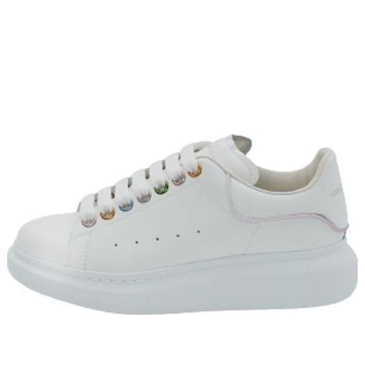 (WMNS) Alexander McQueen Oversized Sneakers &amp;#39;White Metalic Eyelets&amp;#39; 685671WIB9W9035 #