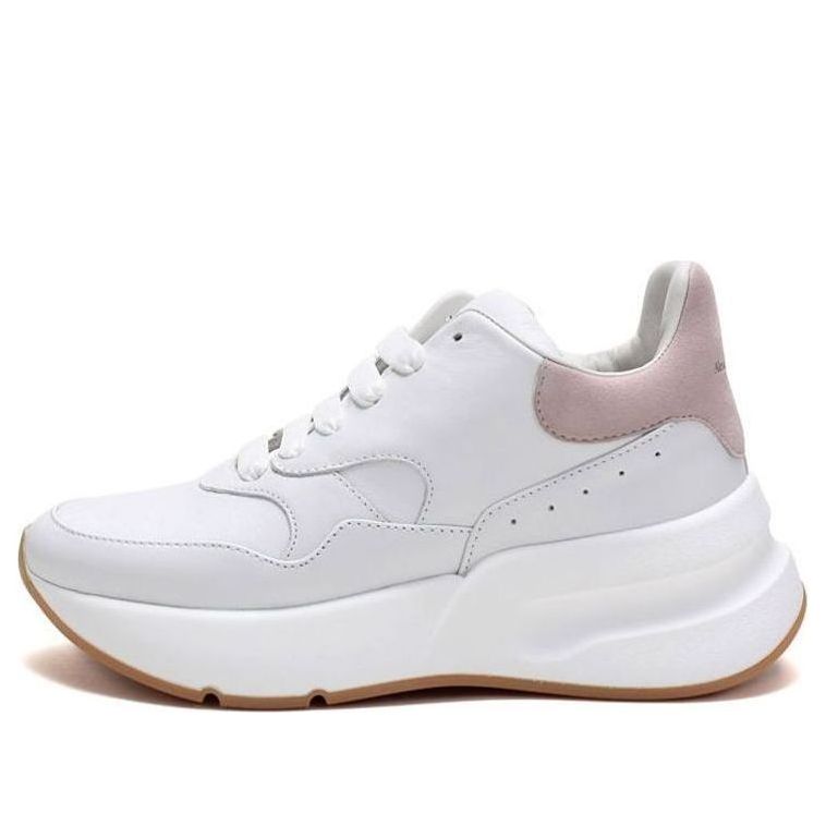 (WMNS) Alexander McQueen Oversized Runner Sneakers &amp;#39;White Pink&amp;#39; 586409WHRUB9182 #