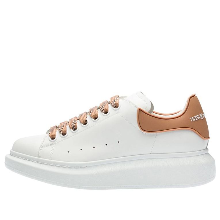 (WMNS) Alexander McQueen Oversized Sneaker &amp;#39;White Copper&amp;#39; 621056WHXMT9252 #