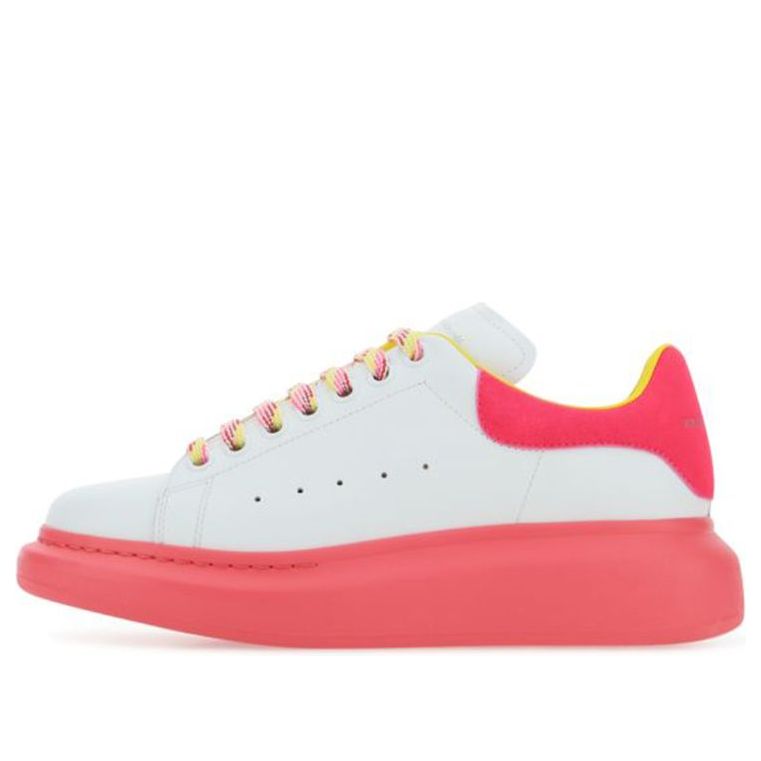 (WMNS) Alexander McQueen Oversized Sneakers &amp;#39;White Pink Yellow&amp;#39; 553770WIB9N9555 #