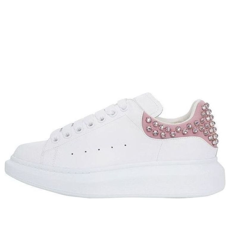 (WMNS) Alexander McQueen Sequin Oversize Shoes &amp;#39;White Pink&amp;#39; 586393WHWKH9382 #