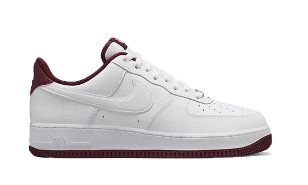 Nike Air Force 1 Low &amp;#39;07 White Dark Beetroot