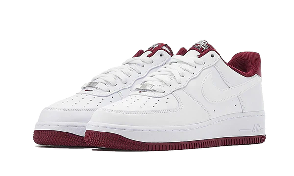 Nike Air Force 1 Low &#39;07 White Dark Beetroot