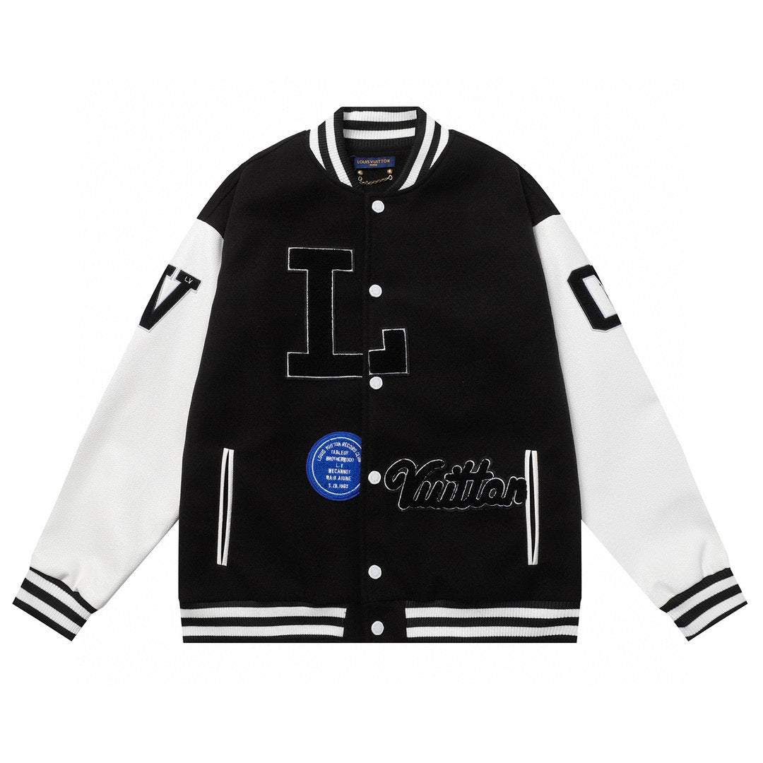 Louis Vuitton varsity jacket.