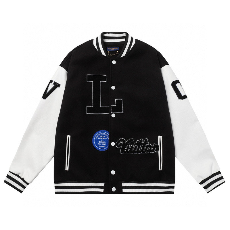 Louis Vuitton varsity jacket.