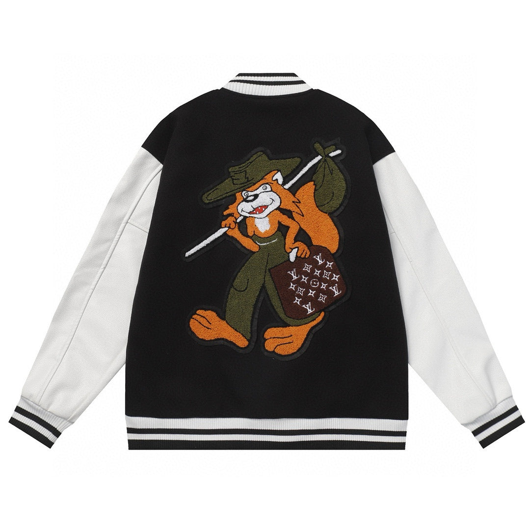 Louis Vuitton varsity jacket.
