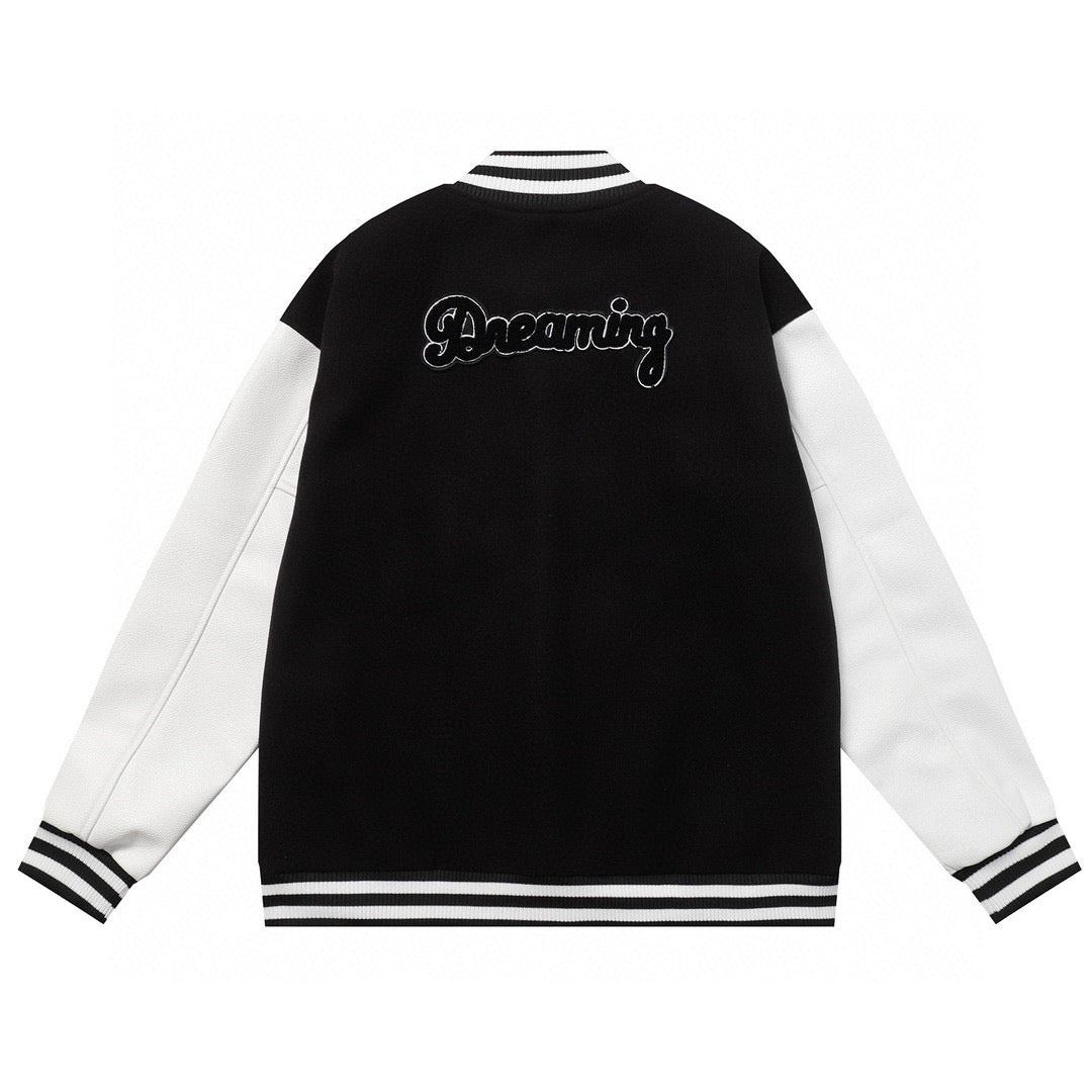 Louis Vuitton varsity jacket.