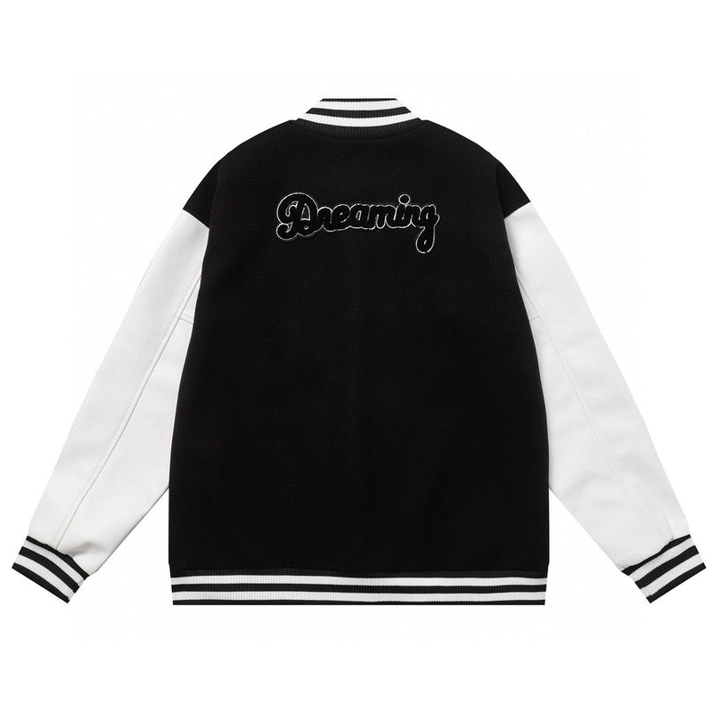 Louis Vuitton varsity jacket.