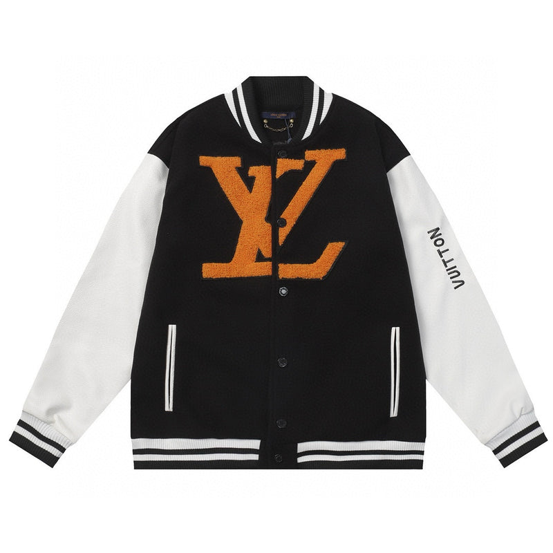 Louis Vuitton varsity jacket.