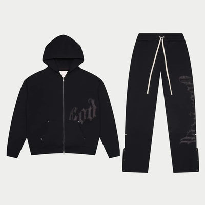 OG Logo Sweatsuit V2 (Black/Black) - GOGLSWTV2BLK