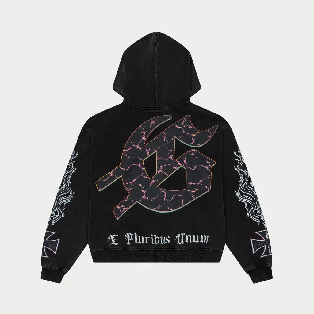 Rock Dreams Hoody (Black wash) - GRKDRMHDDBLKWSH