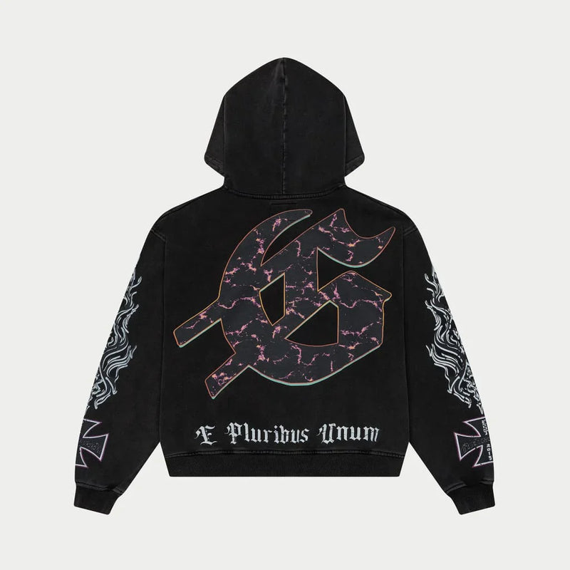 Rock Dreams Hoody (Black wash) - GRKDRMHDDBLKWSH