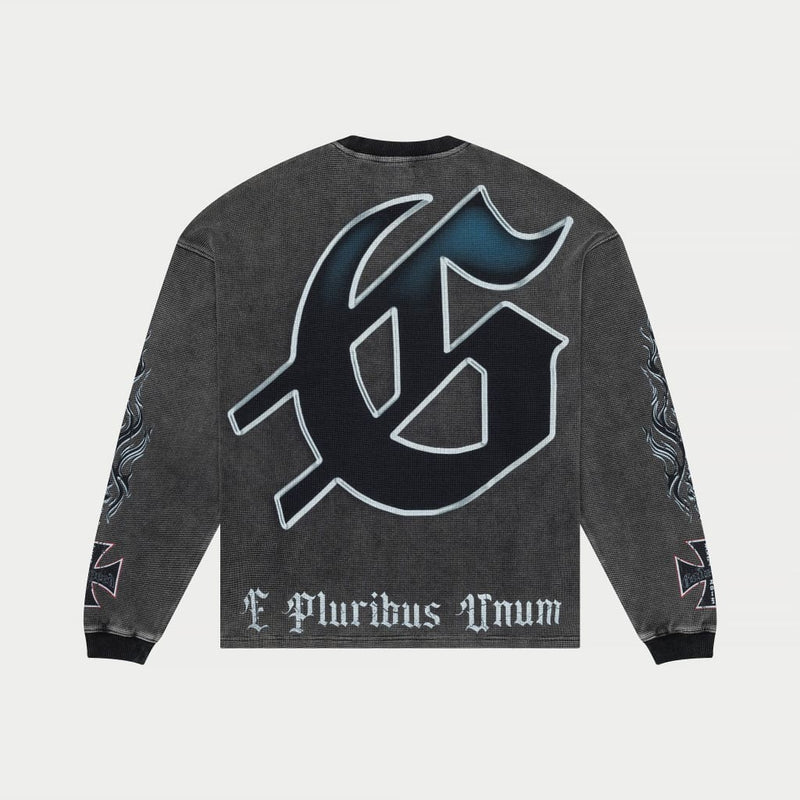 Rocker Thermal Ls (Grey Wash) - GRCKTHLSGRYWSH
